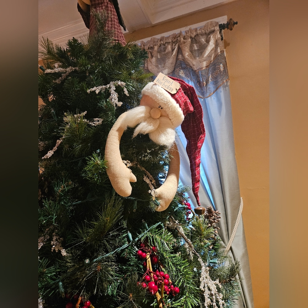 Saint Nicholas tree hugger